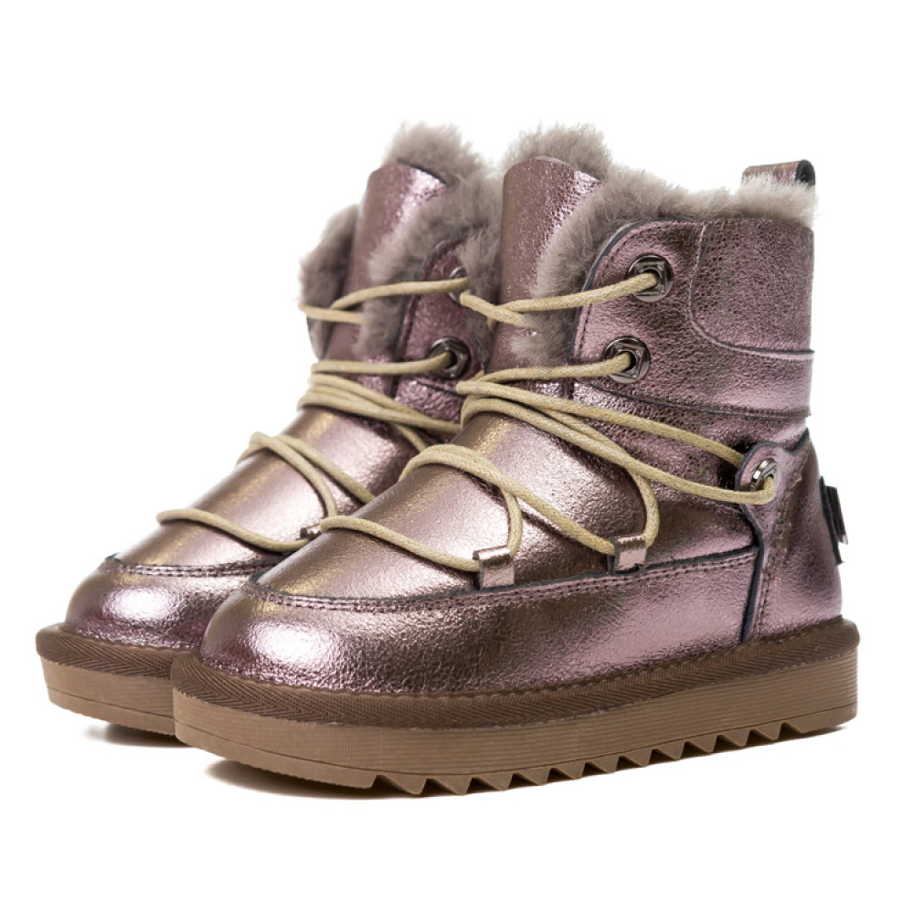 Угги Fashion бронзовые