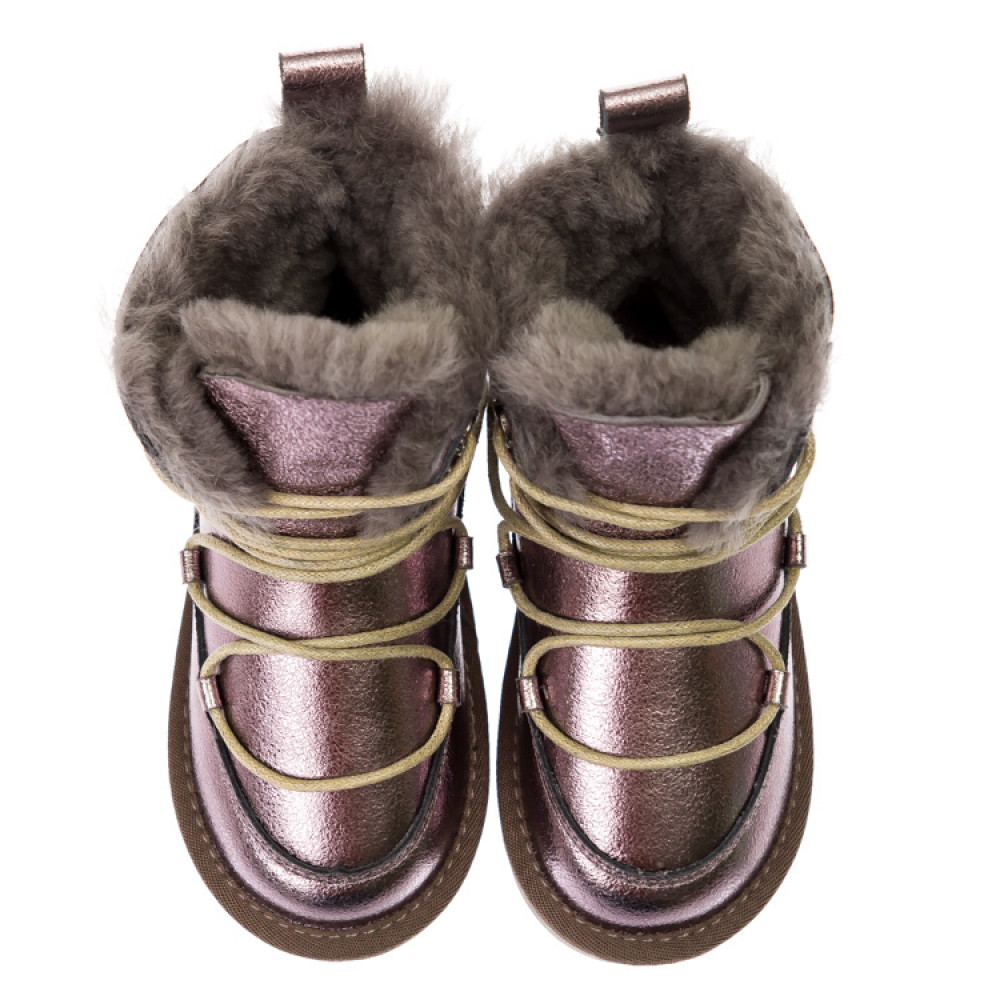 Угги Fashion бронзовые