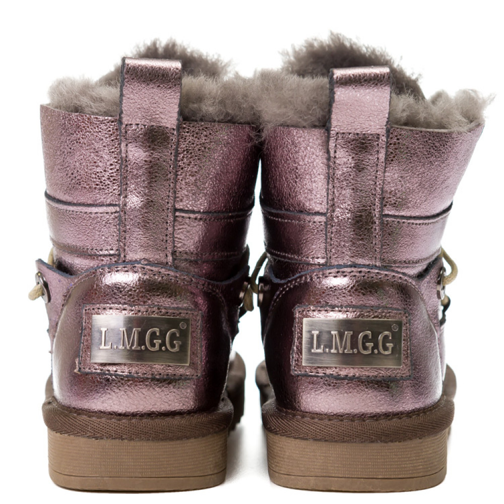 Угги Fashion бронзовые