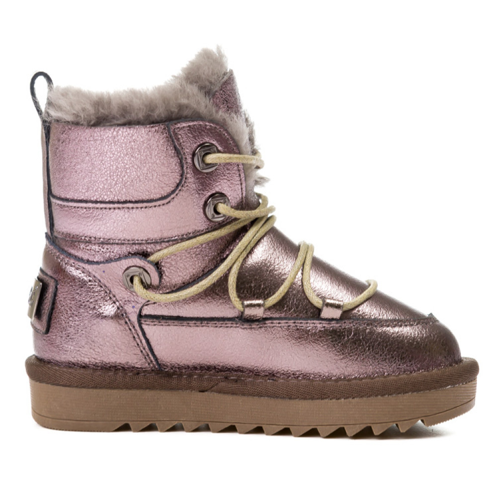 Угги Fashion бронзовые