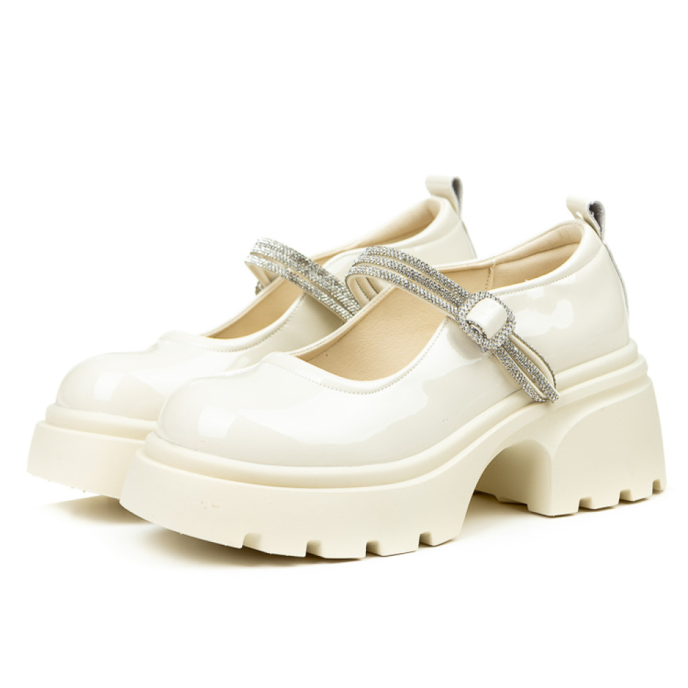 Туфлі 8850 білий лак (35-40) KT