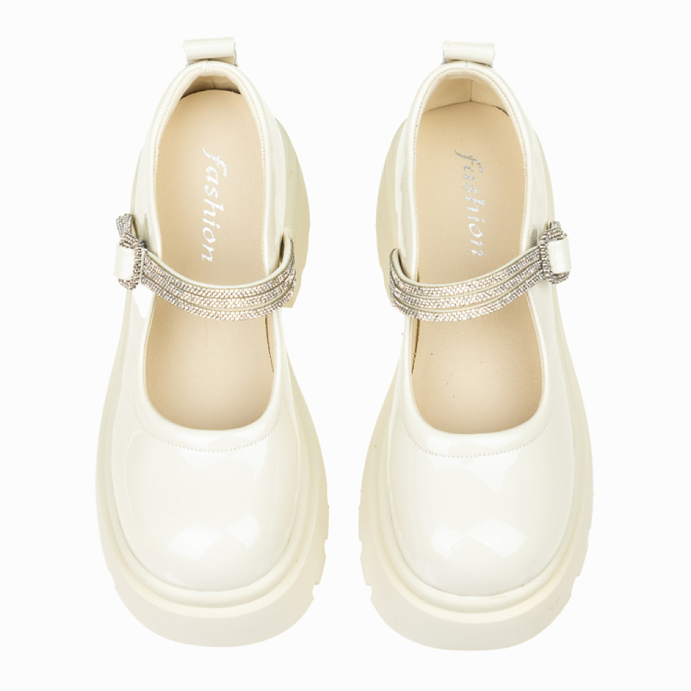 Туфлі 8850 білий лак (35-40) KT